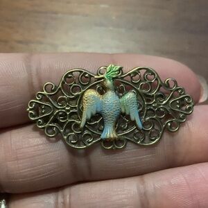 Vintage Style Bird Brooch